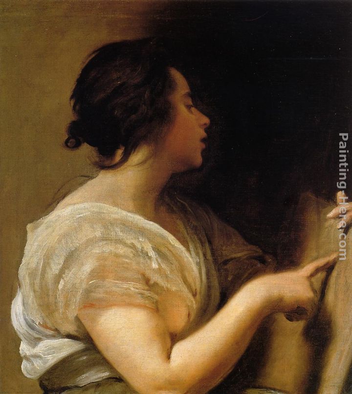 Arachne (A Sybil) painting - Diego Rodriguez de Silva Velazquez Arachne (A Sybil) art painting